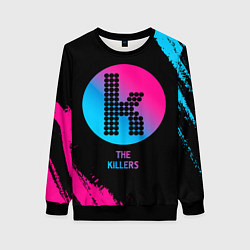 Свитшот женский The Killers - neon gradient, цвет: 3D-черный