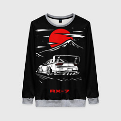 Свитшот женский Мазда RX - 7 JDM Style, цвет: 3D-меланж