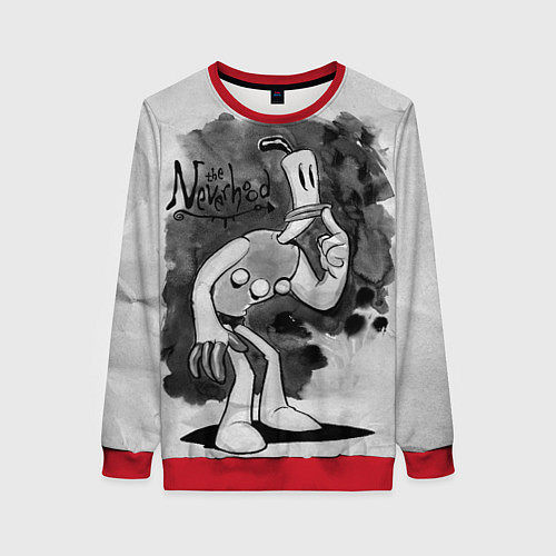 Женский свитшот Клэймен и Вилли Тромбон / 3D-Красный – фото 1