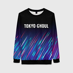 Свитшот женский Tokyo Ghoul stream, цвет: 3D-черный