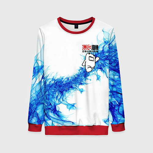 Женский свитшот Jdm style - Japan / 3D-Красный – фото 1