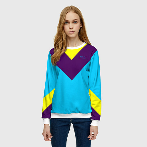 Женский свитшот FIRM как в 80х / 3D-Белый – фото 3