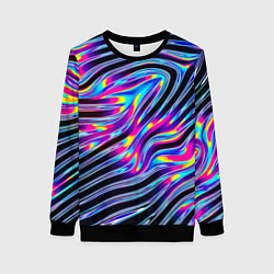 Женский свитшот Голографические полосы