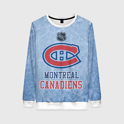 Свитшот женский Montreal Canadiens - NHL, цвет: 3D-белый