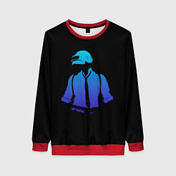 Свитшот женский ПАБГ воин, цвет: 3D-красный