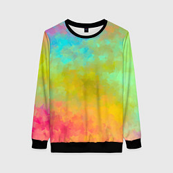 Женский свитшот Разноцветная бумага