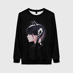 Свитшот женский Wednesday black kitty, цвет: 3D-черный