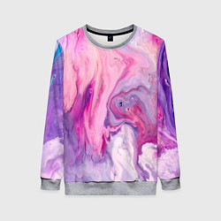 Женский свитшот Разлитая смешанная краска