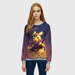 Свитшот женский Genchu impact, цвет: 3D-меланж — фото 2