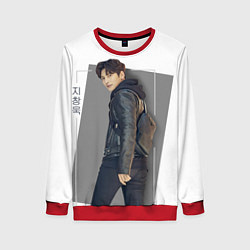 Свитшот женский Чжи Чан Ук - Хилер, цвет: 3D-красный