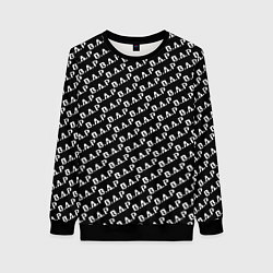 Свитшот женский B A P black n white pattern, цвет: 3D-черный