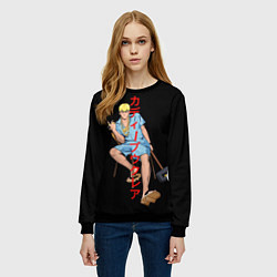 Свитшот женский Крутой учитель Онидзука, цвет: 3D-черный — фото 2