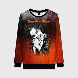 Свитшот женский КиШ Горшок, цвет: 3D-черный