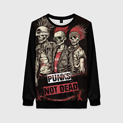 Женский свитшот Punks not dead