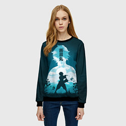 Свитшот женский Gabimaru the Hollow, цвет: 3D-черный — фото 2