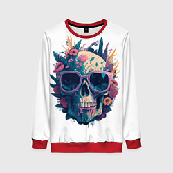 Свитшот женский Загар до утра, цвет: 3D-красный