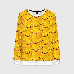 Женский свитшот Желтая резиновая уточка для ванны