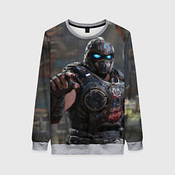 Свитшот женский Gears of war Клейтон Кармайн, цвет: 3D-меланж