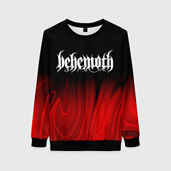 Свитшот женский Behemoth red plasma, цвет: 3D-черный