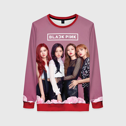 Женский свитшот Blackpink girls / 3D-Красный – фото 1