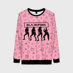 Женский свитшот Blackpink силуэт