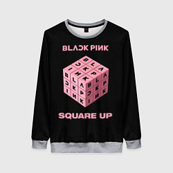 Свитшот женский Blackpink Square up, цвет: 3D-меланж