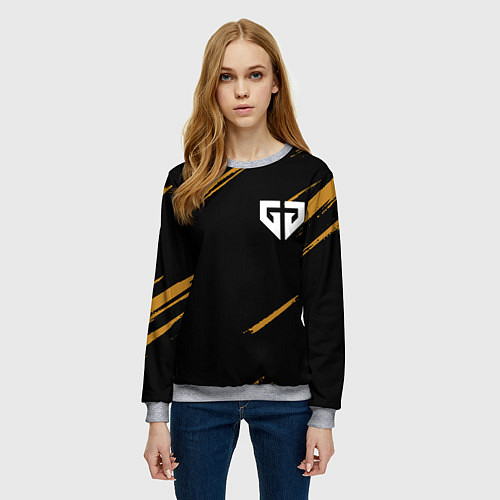 Женский свитшот Gen G Esports / 3D-Меланж – фото 3
