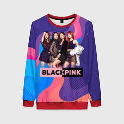 Свитшот женский K-pop Blackpink girls, цвет: 3D-красный