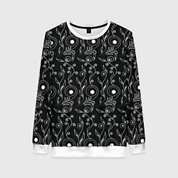 Женский свитшот Black style pattern