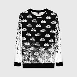 Свитшот женский Алан Вейк узор, цвет: 3D-черный