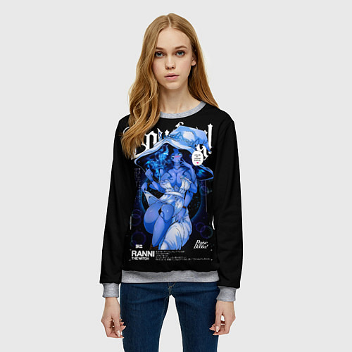 Женский свитшот Ранни в бани сьюте - Elden Ring / 3D-Меланж – фото 3