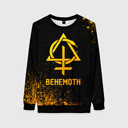 Женский свитшот Behemoth - gold gradient