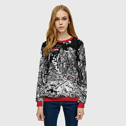 Свитшот женский Sodom Partisan, цвет: 3D-красный — фото 2