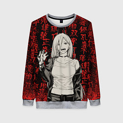 Свитшот женский Power - Chainsaw Man, цвет: 3D-меланж