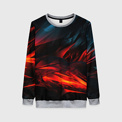 Женский свитшот Red black abstract