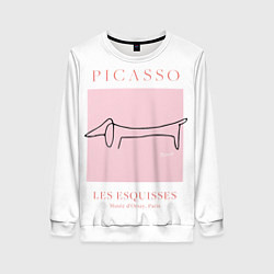 Женский свитшот Собака - Пабло Пикассо