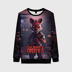 Свитшот женский Five Nights at Freddys Mangle, цвет: 3D-черный