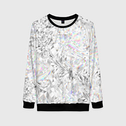 Свитшот женский Бриллиант в воде, цвет: 3D-черный