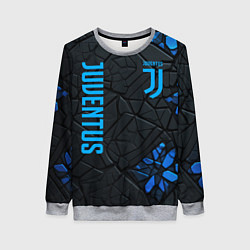 Свитшот женский Juventus logo, цвет: 3D-меланж