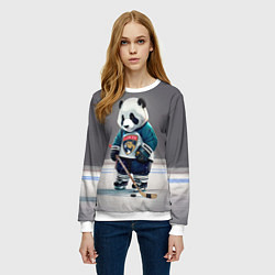 Свитшот женский Panda striker of the Florida Panthers, цвет: 3D-белый — фото 2