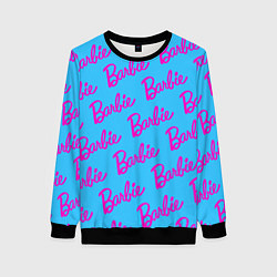 Свитшот женский Barbie pattern, цвет: 3D-черный