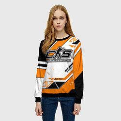 Свитшот женский CS 2 Азимов скин, цвет: 3D-черный — фото 2