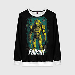 Свитшот женский Fallout poster style, цвет: 3D-белый