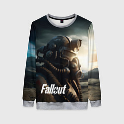 Свитшот женский Fallout man game, цвет: 3D-меланж