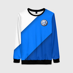 Женский свитшот Volkswagen - голубые линии