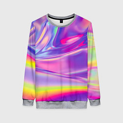 Женский свитшот Радужное северное сияние