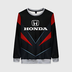 Свитшот женский Honda - технологии, цвет: 3D-меланж