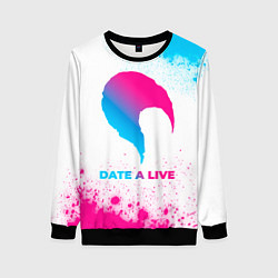 Свитшот женский Date A Live neon gradient style, цвет: 3D-черный