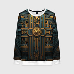 Женский свитшот Симметрический узор в египетском стиле