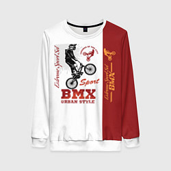 Свитшот женский BMX urban style, цвет: 3D-белый